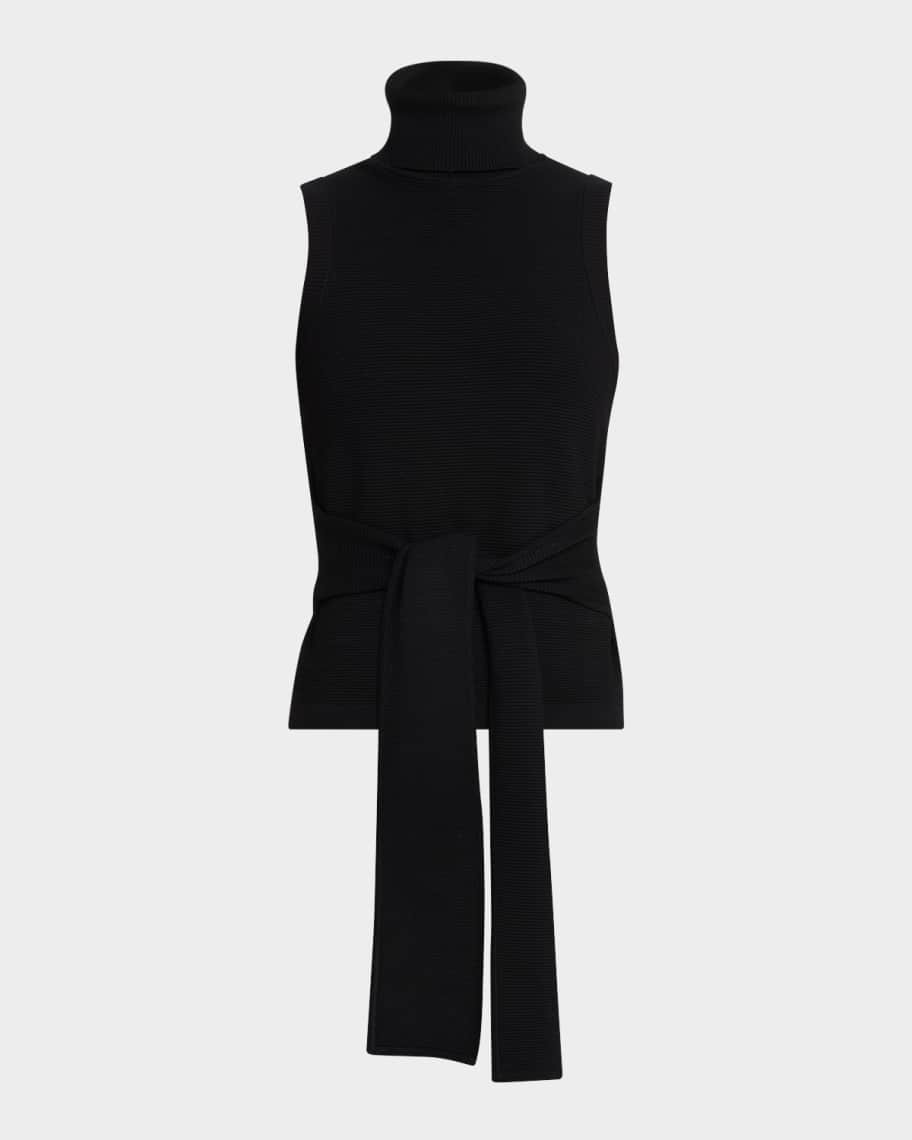 Celeste Sleeveless Turtleneck Top | Neiman Marcus