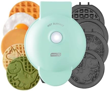 Dash MultiMaker® Mini System - Compact Waffle Maker for Family Breakfasts - Removable Griddle Pl... | Amazon (US)