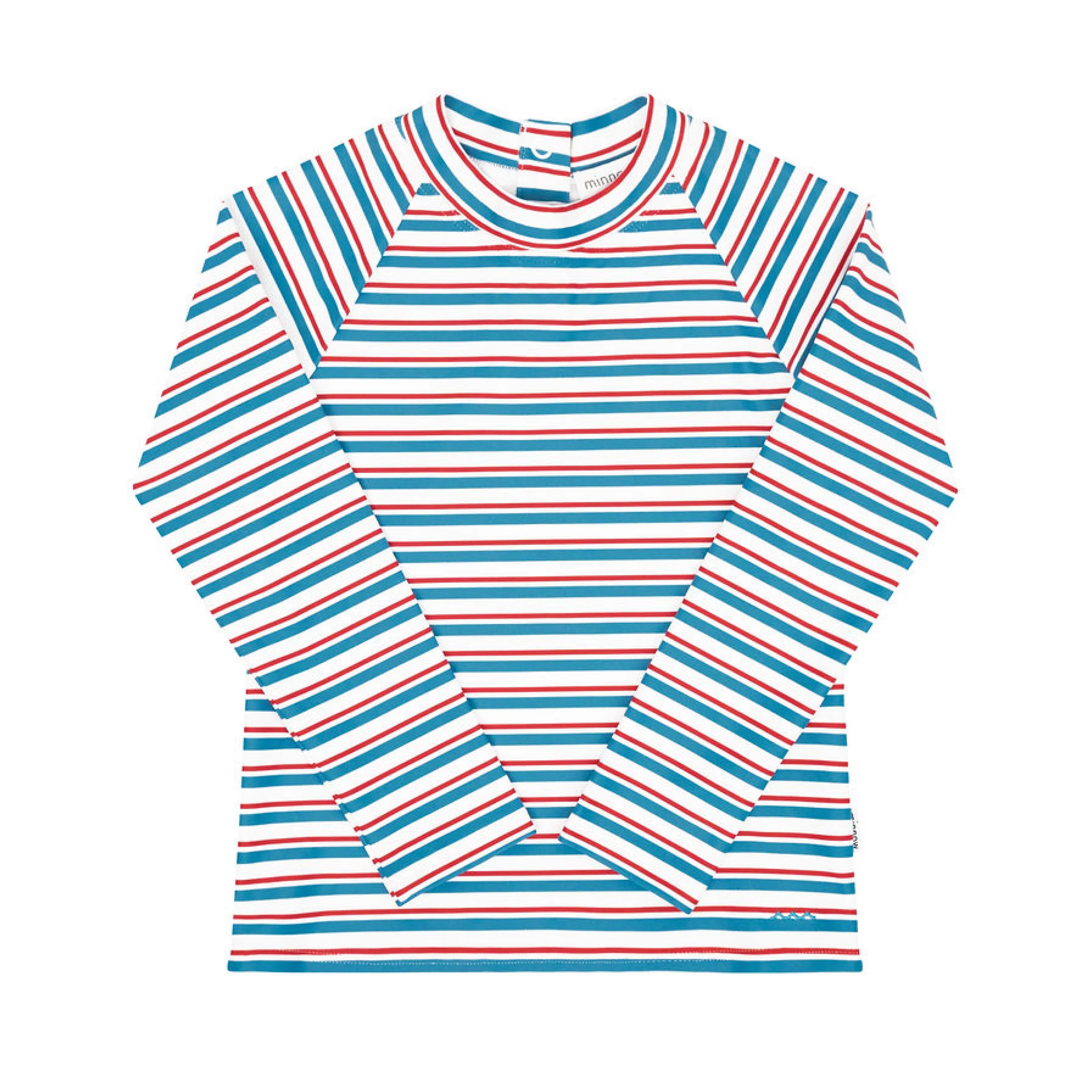unisex jetty stripe rashguard | Minnow