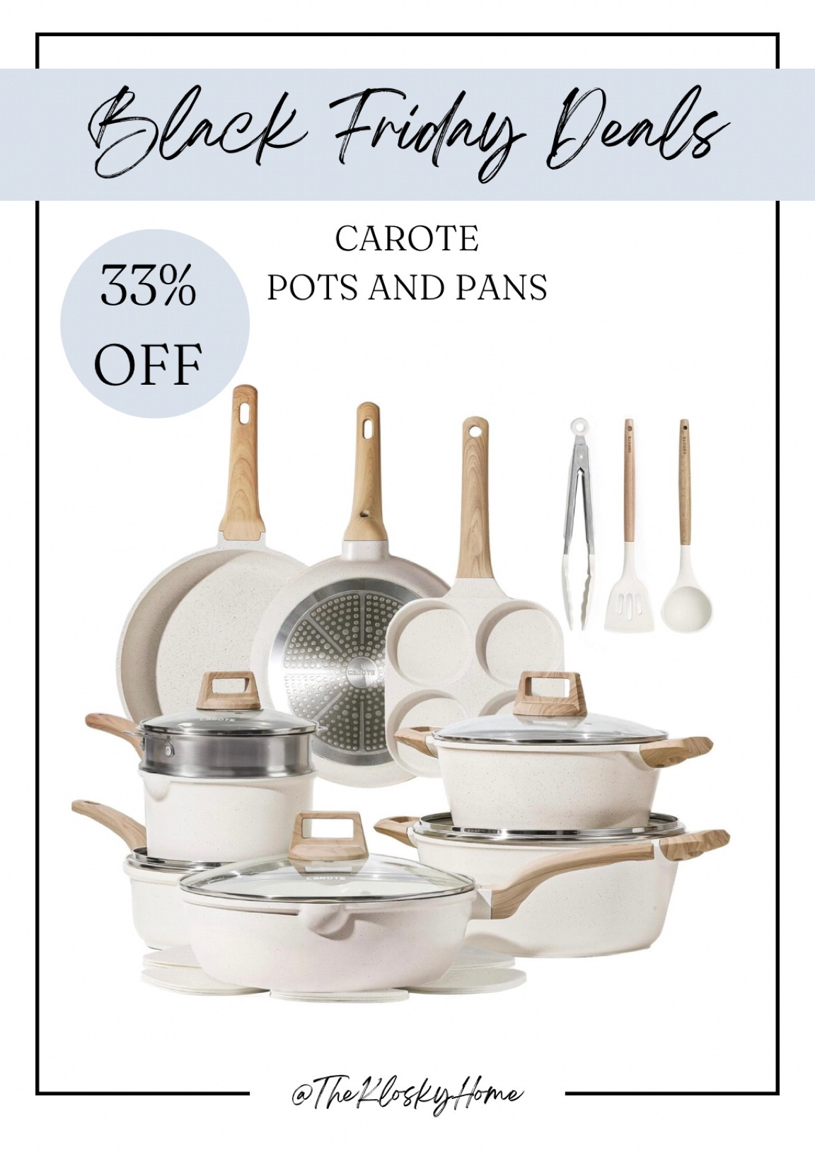This beautiful pots and pans set by Carote is on my Christmas list this year! It’s currently on sale for Black Friday! 

Christmas gifts, gift guide, home, kitchen, cooking, baking, family 

#LTKGiftGuide #LTKHome #LTKSaleAlert