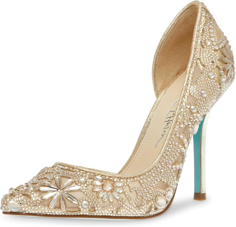 Betsey Johnson Women's Chic Pointed Toe D'Orsay Pumps | Amazon (US)