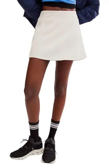 Free People FP Movement Never Better Volley Skort in White at Nordstrom Rack, Size X-Large | Nordstrom Rack