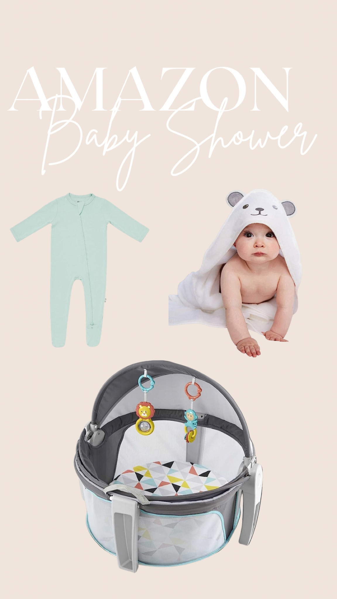 Baby shower ideas.
Fisher-Price On-the-Go Baby Dome,
KYTE BABY Soft Bamboo Rayon Footies, Zipper Closure, 0-24 Months,

HIPHOP PANDA Bamboo Hooded Baby Towel - Soft Bath Towel with Bear Ears for Babie, Toddler, Infant - Ultra Absorbent, Natural Baby Stuff Baby Bath Shower Gifts for Boy and Girl - (Bear, 30 x 30 Inch)

#LTKbump #LTKFind #LTKkids