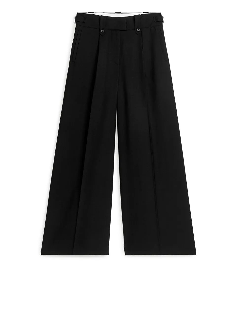 Wide Twill Trousers | ARKET (US&UK)