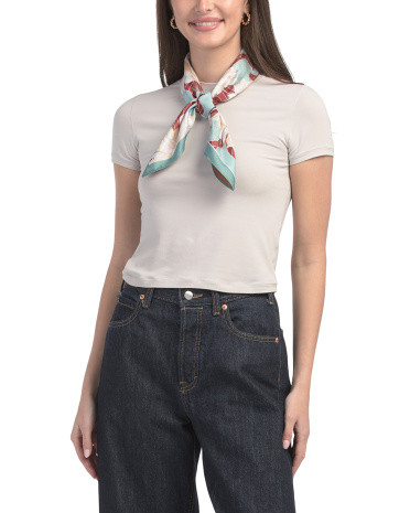 Reversible Satiny Scarf For Women, Polyester | TJ Maxx