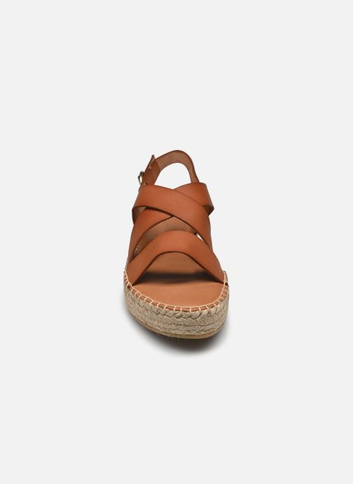 Keil- und Plateau-Espadrilles Chantal damen braun | Sarenza FR
