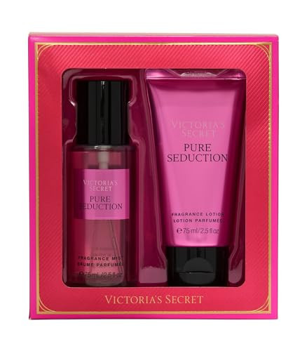 Victoria's Secret Pure Seduction Mini Fragrance Duo Gift Set, Notes of Juiced Plum and Crushed Freesia | Amazon (US)