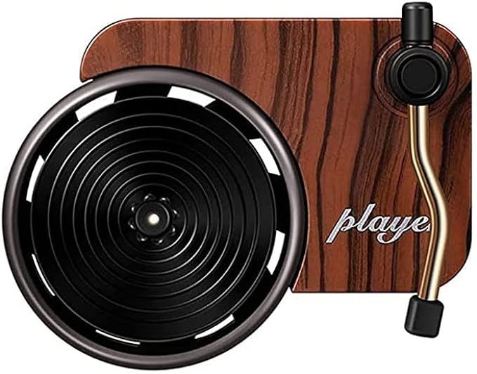 GOGOLIN Car Air Freshener, Phonograph Record Player Design Turntable Diffuser | Amazon (US)