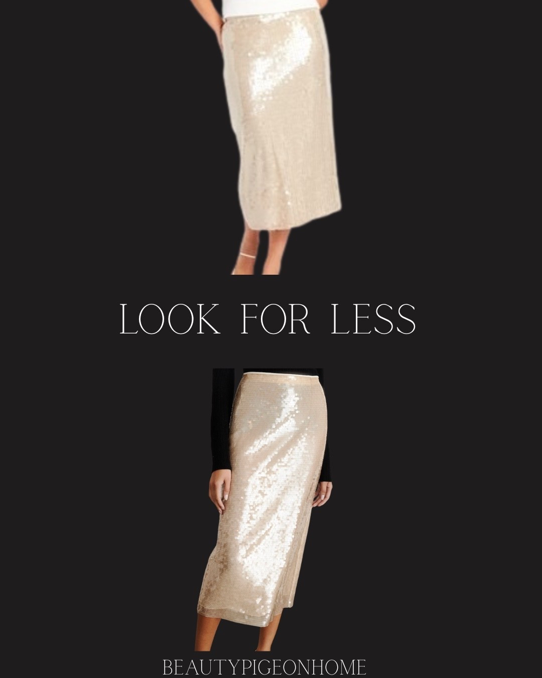 Sequin skirt. So elegant. Love it paired with a chunkier knit sweater in same color tone 🤍

#LTKHoliday #LTKSeasonal #LTKStyleTip