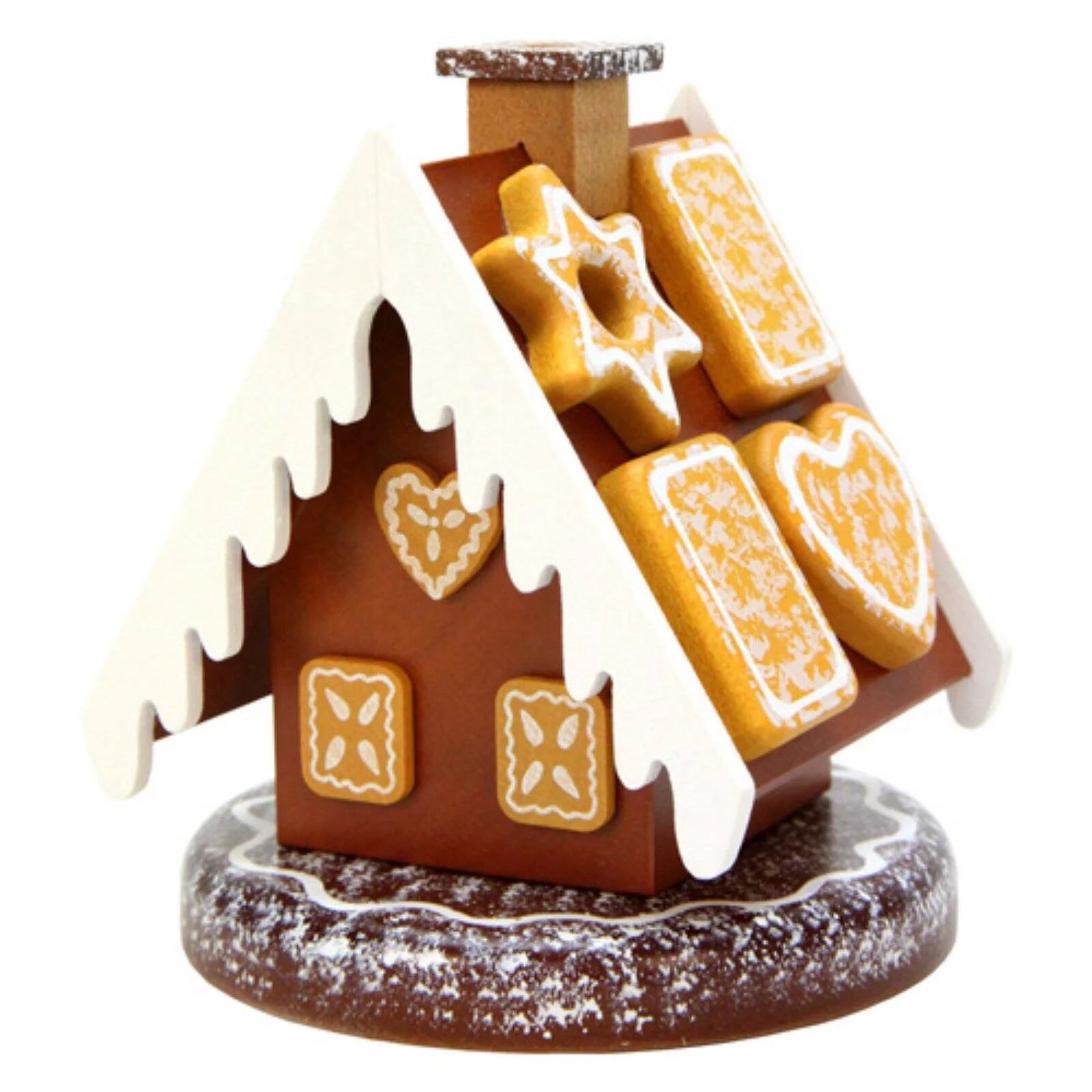 Christian Ulbricht 4.25 in. Gingerbread House Incense Burner | Walmart (US)