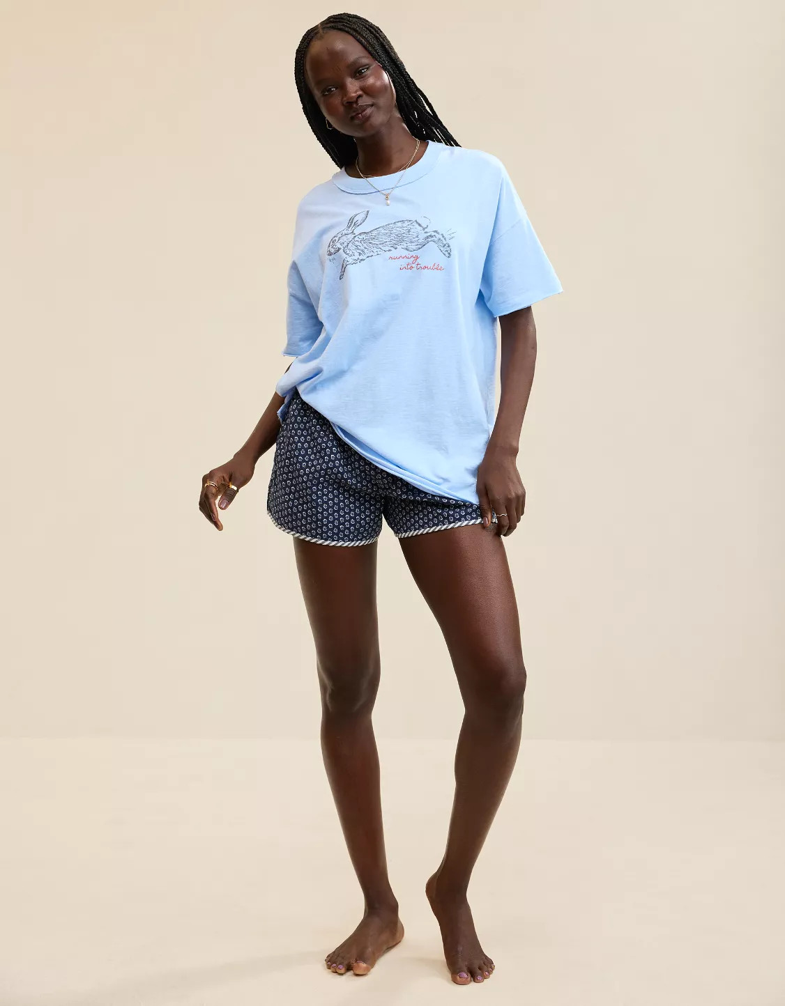 Aerie Oversized Crew Boyfriend T-Shirt | Aerie