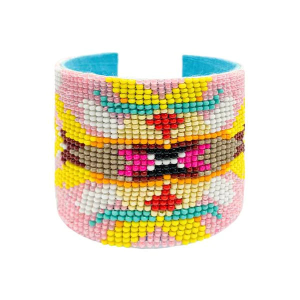 Laura Park Flower Child Beaded Cuff Bracelet | Auden & Avery
