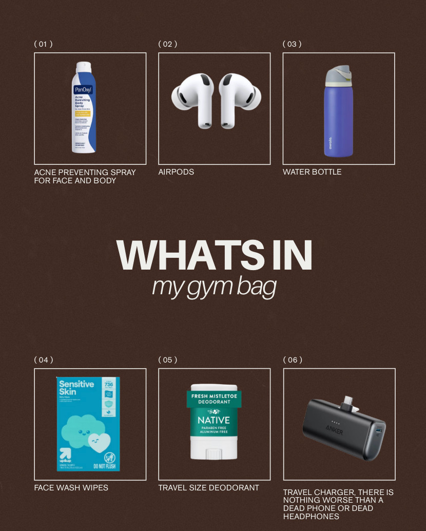 All the gym essentials 

 #LTKfitnessgoals #LTKselfcare #LTKActive