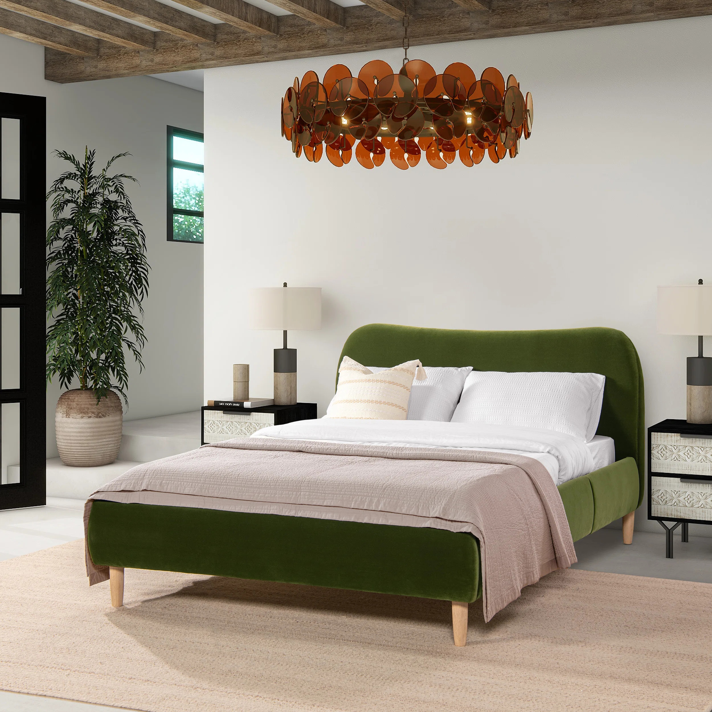 Latitude Run® Derte Upholstered Bed & Reviews - Wayfair Canada | Wayfair North America
