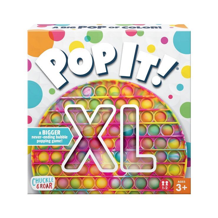 Chuckle &#38; Roar Pop It! XL The Jumbo Never-Ending Bubble Popping Fidget and Sensory Game - Tie... | Target