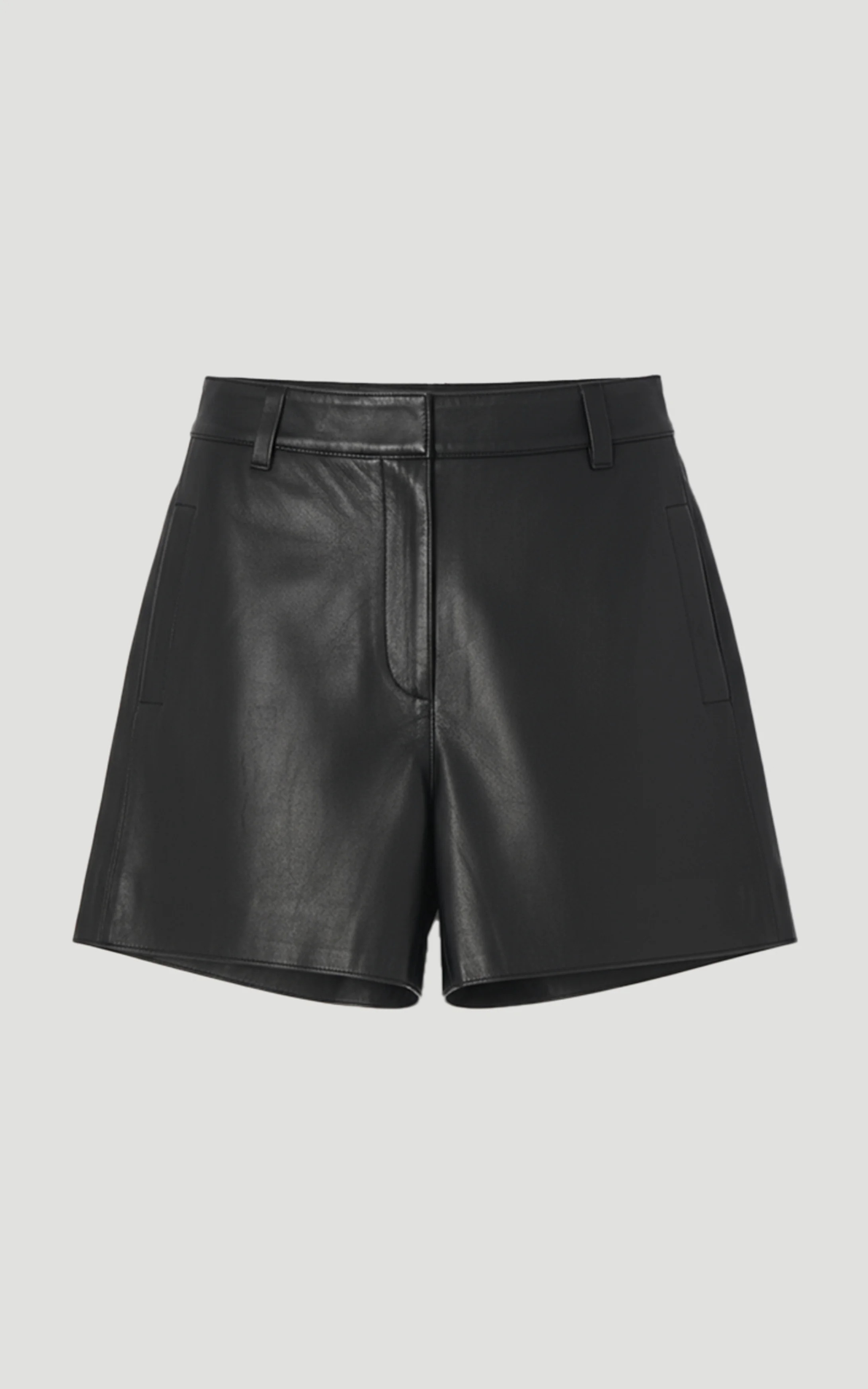 Leather Tailored Shorts | Karen Millen UK + IE + DE + NL