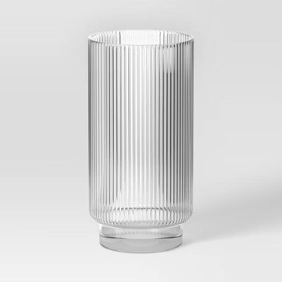 20.2oz Glass Ribbed Cassin Tall Tumbler - Threshold™ | Target
