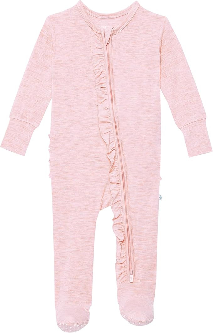 Posh Peanut Baby Rompers Pajamas - Newborn Sleepers Girl Clothes - Kids One Piece PJ - Soft Visco... | Amazon (US)