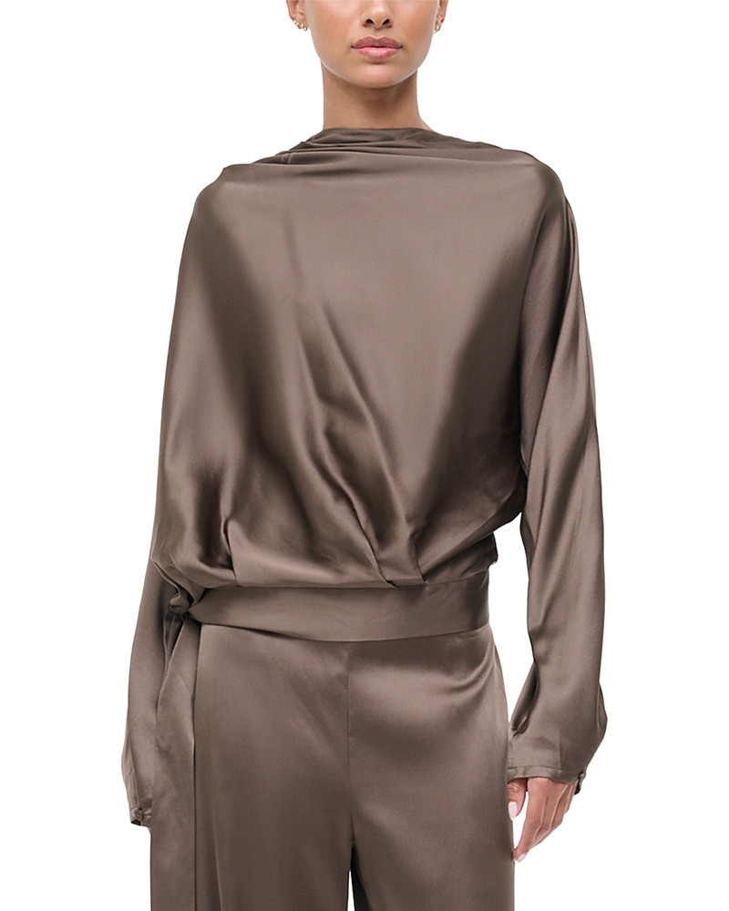 Staud Phoebe Silk Stretch Top | Bloomingdale's (US)