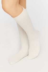 Ribbed Knee-High Socks | Forever 21 (US)