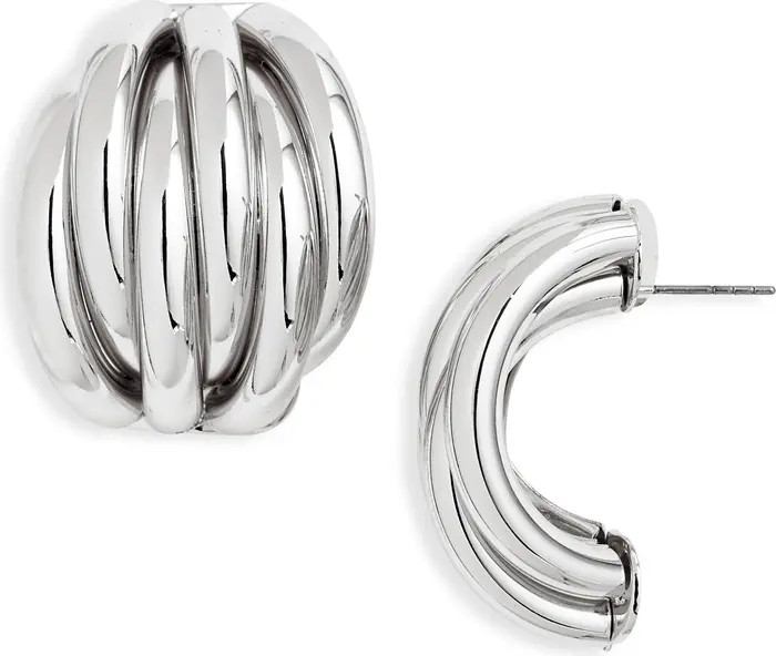 Ridge Hoop Earrings | Nordstrom Rack