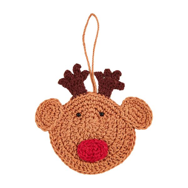 Reindeer Crochet Ornament | Mud Pie