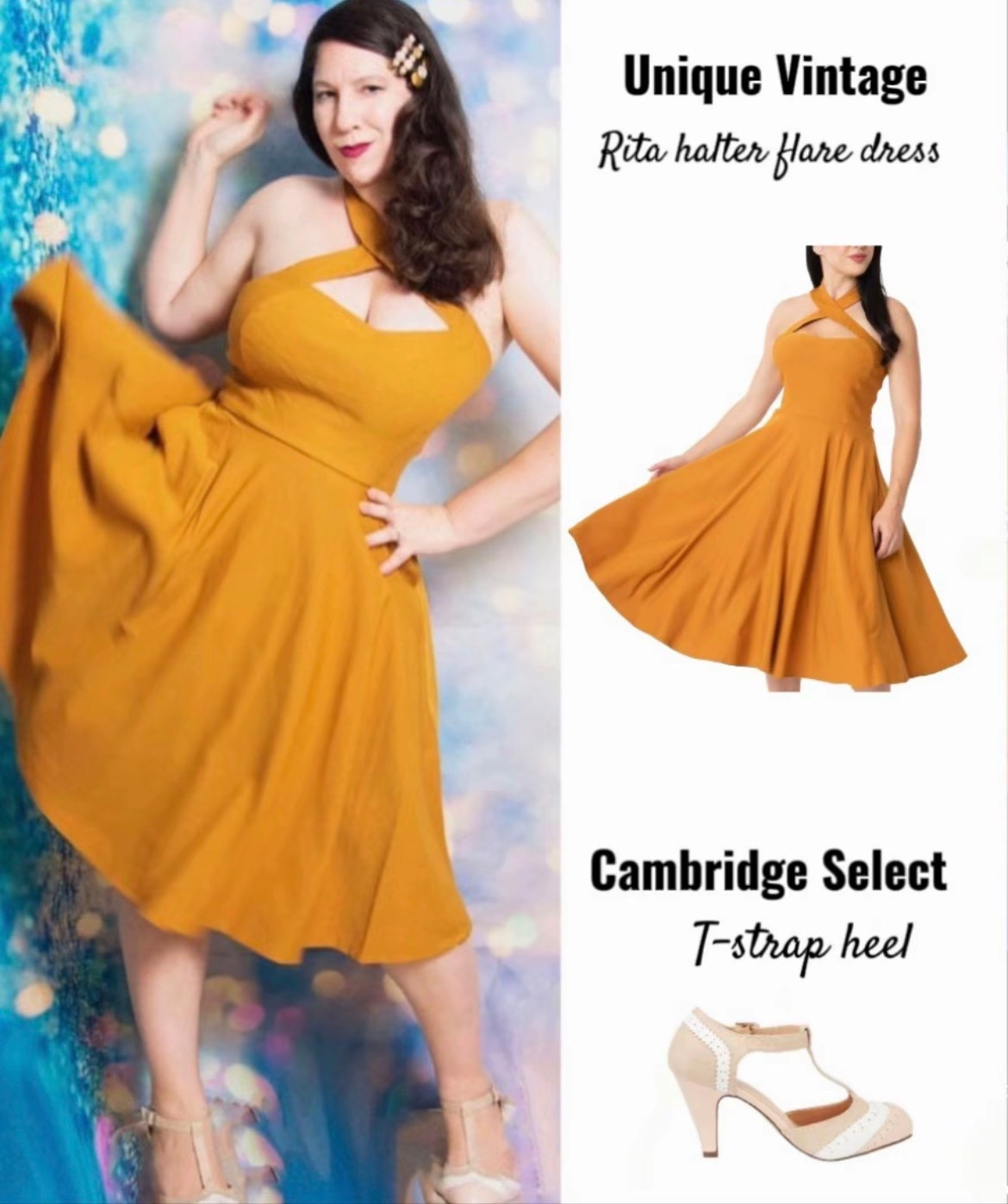 Love the Rita dress by Unique Vintage! This color is no longer available, but i linked 3 other shades  

#LTKMidsize #LTKootd