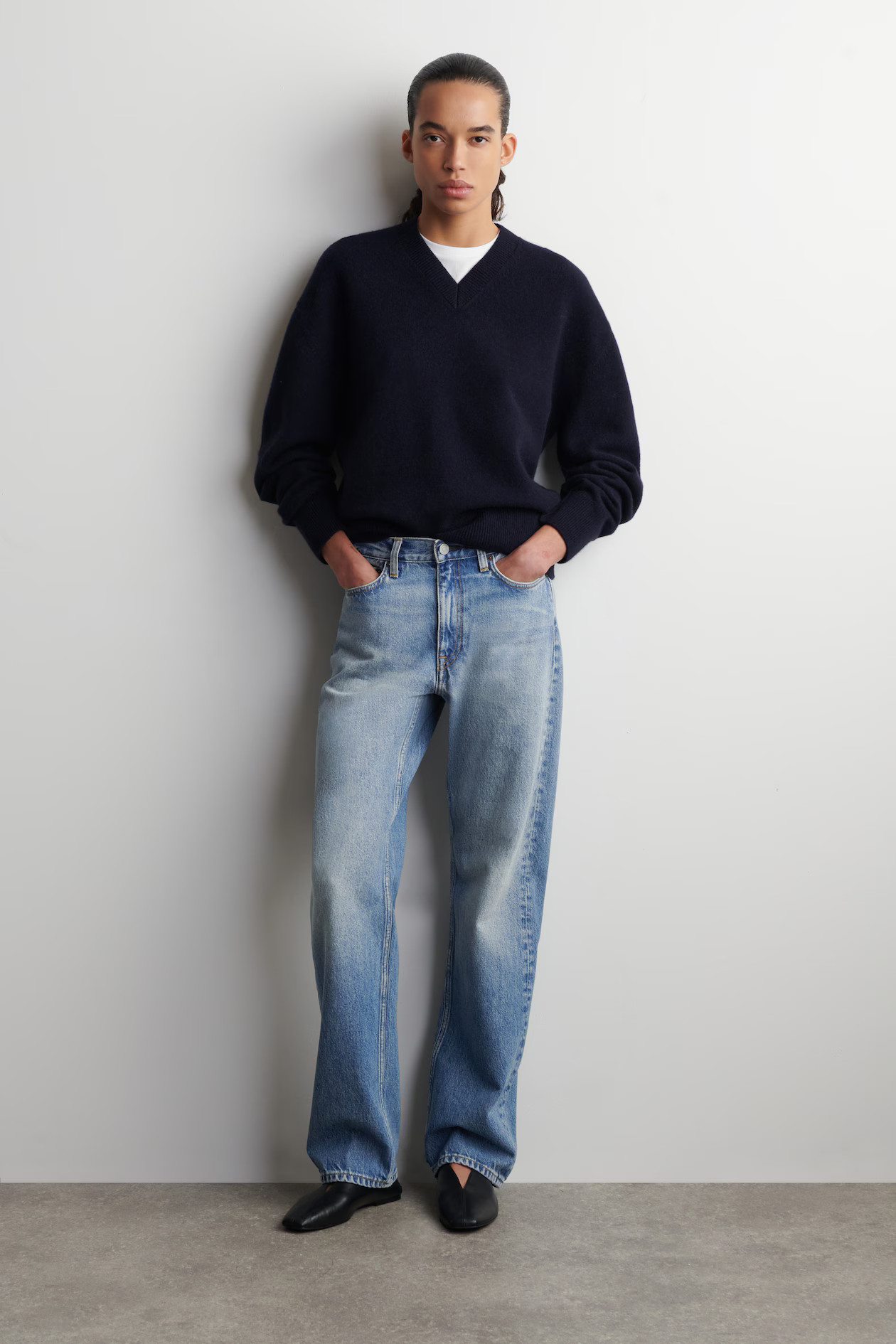REPRISE STRAIGHT-LEG JEANS - FADED BLUE | COS GB | COS UK