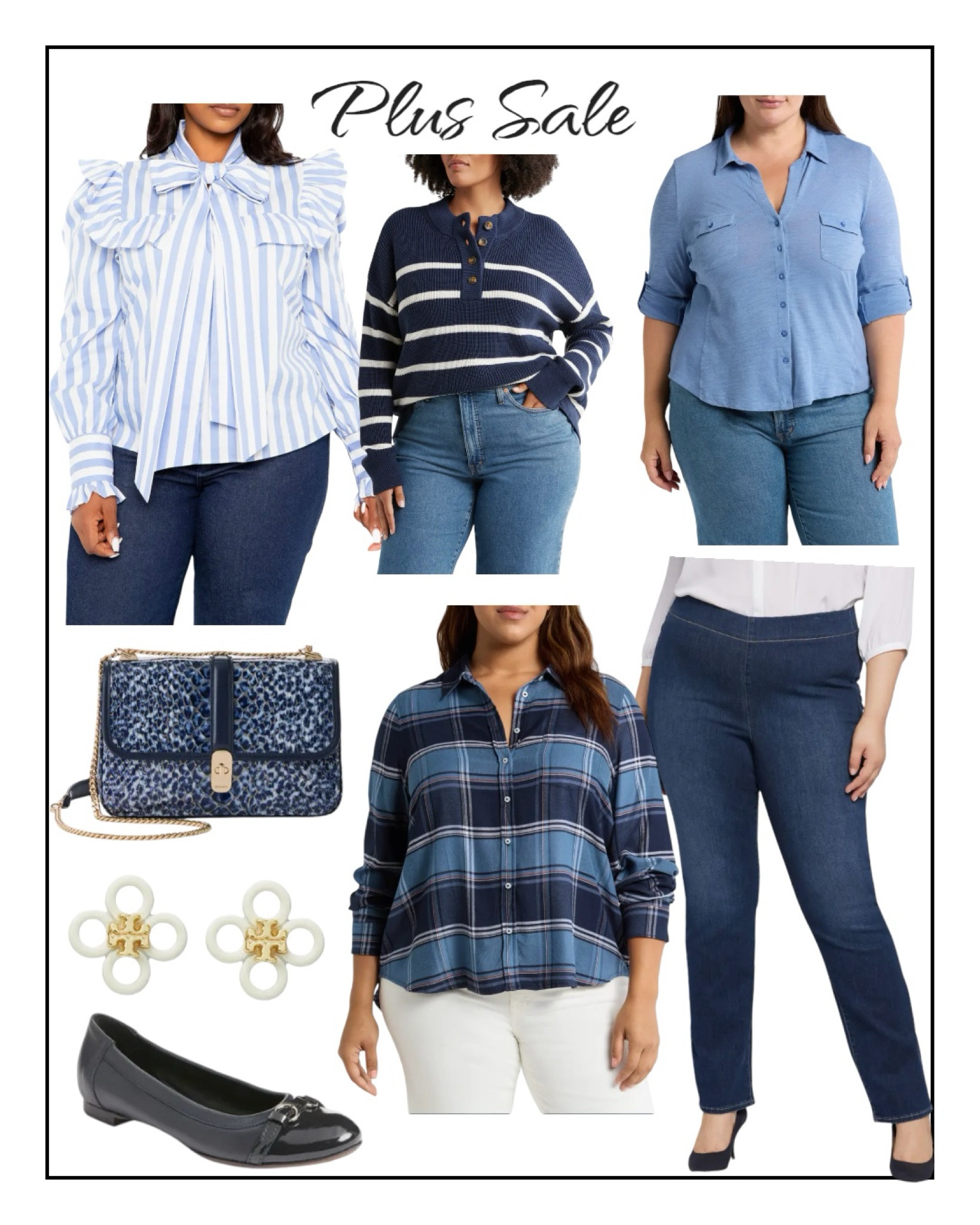 Plus size blue Nordstrom half yearly clothing sale. 
#plussizesale
#nordstromsale

#LTKplussize #LTKsalealert