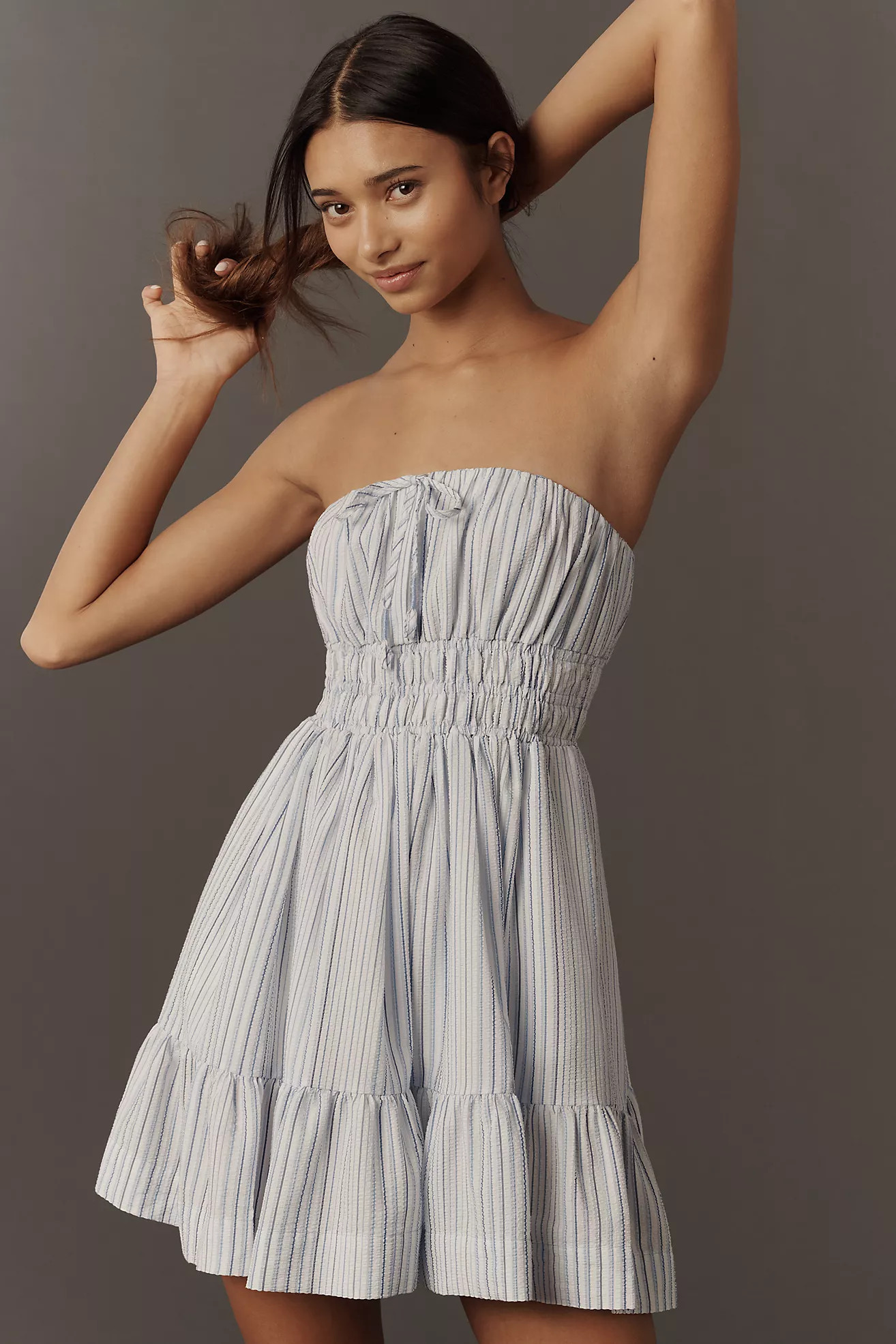 Somerset Strapless Mini Dress | Anthropologie (US)