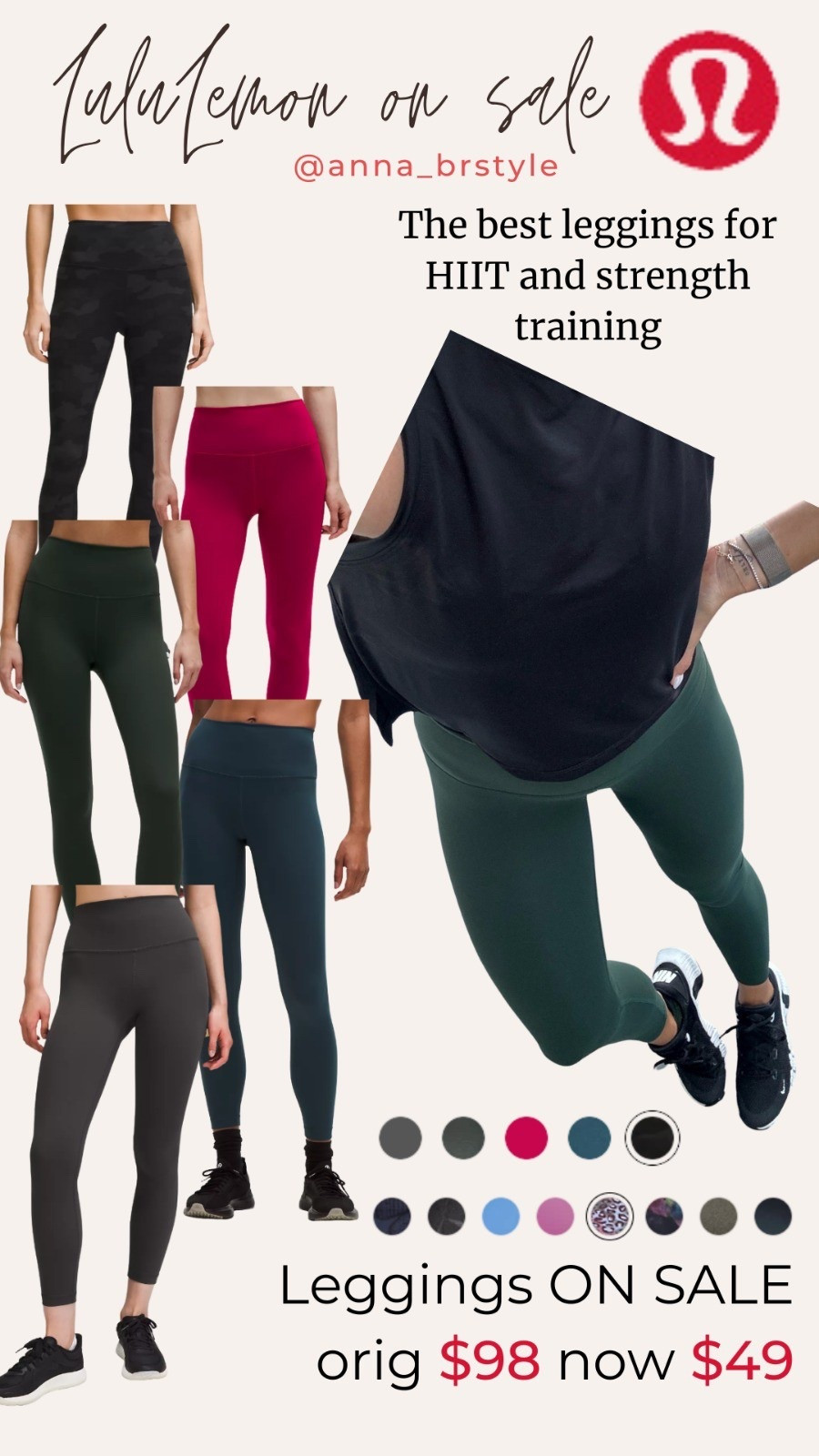 The best leggings for HIIT and strength traning on sale for $49.

#LTKFindsUnder100 #LTKSaleAlert