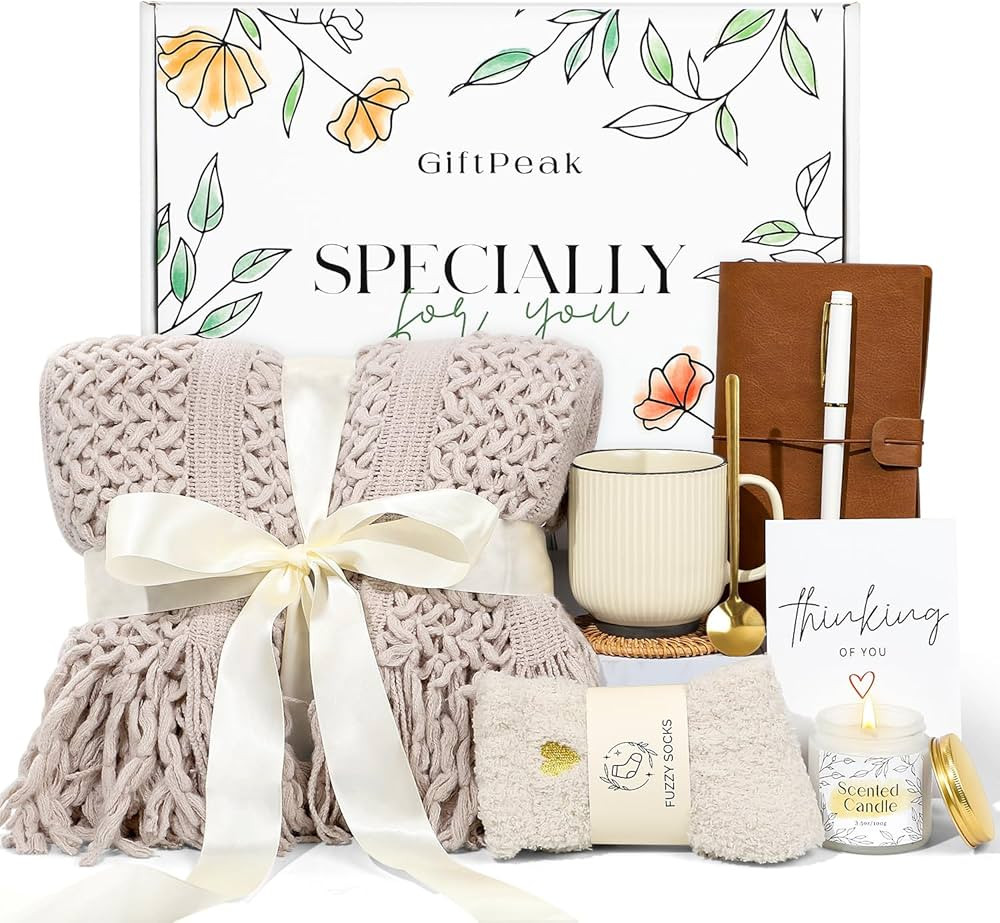 Christmas Gifts for Women, Get Well Soon Gifts for Women, Sympathy Gift Baskets, Thinking of You ... | Amazon (US)