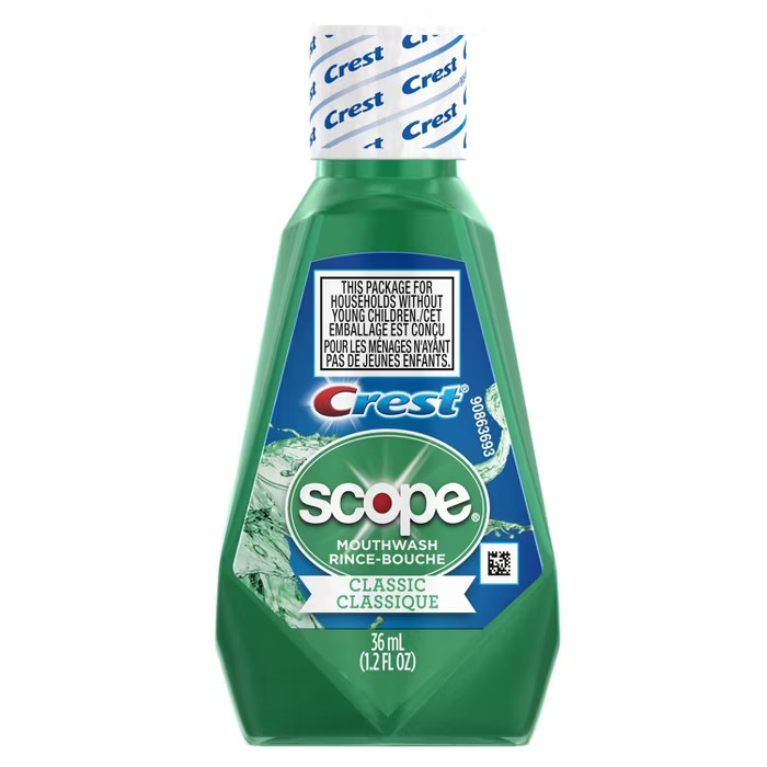 Crest Scope Classic Mouthwash Original Formula - Trial Size - 1.2 fl oz | Target