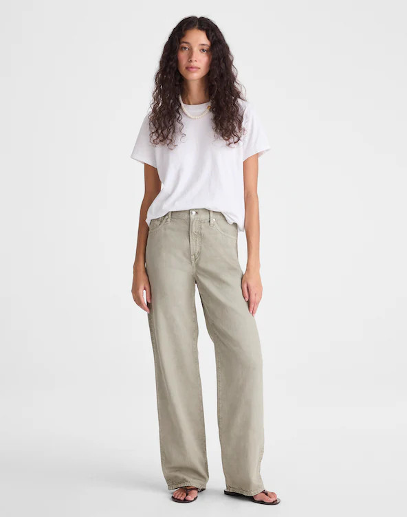 The Perfect Vintage Wide-Leg Jean in Airy Denim | Madewell