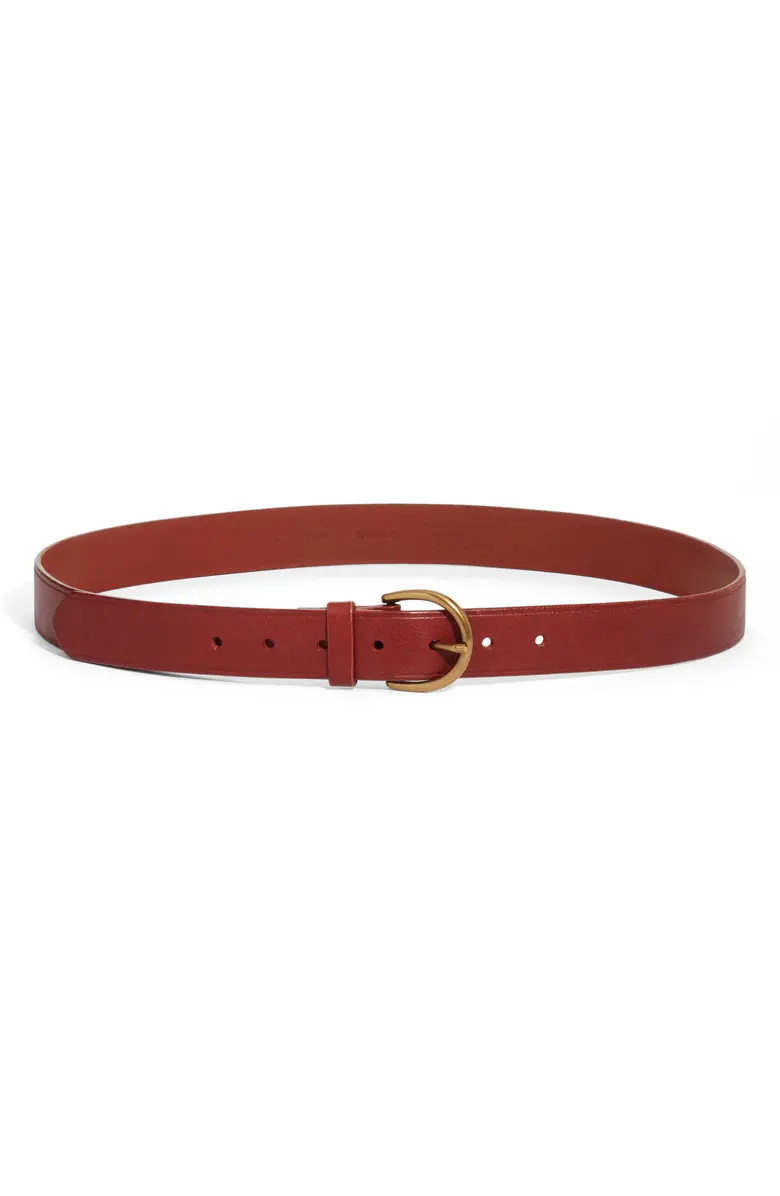 Medium Perfect Leather Belt | Nordstrom