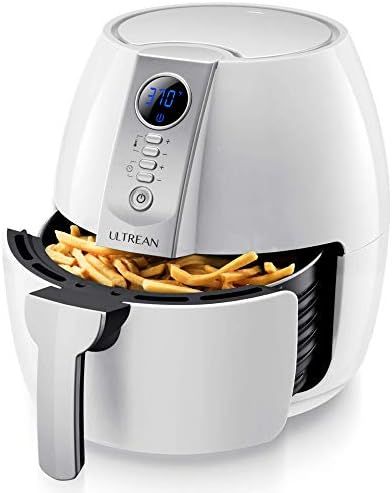 Ultrean Air Fryer, 4.2 Quart (4 Liter) Electric Hot Air Fryers Oven Oilless Cooker with LCD Digit... | Amazon (US)