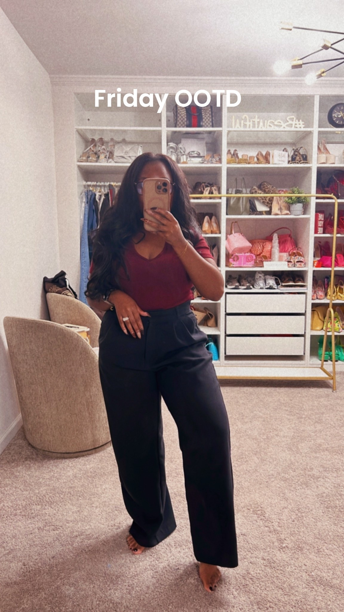Petite friendly and curvy wide leg trousers 

#LTKPetite #LTKStyleTip