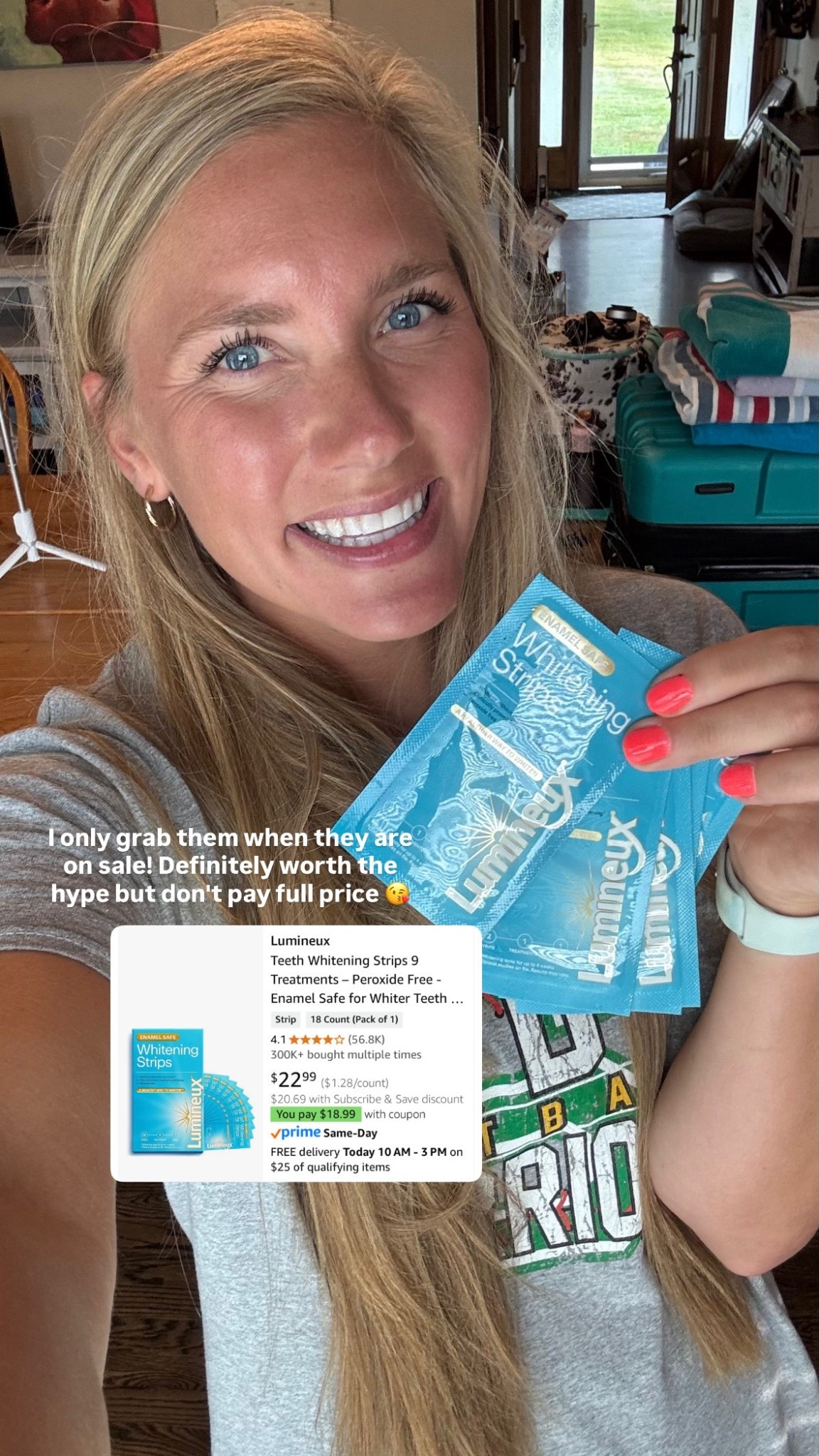 These are my favorite teeth whitening strips because I really sensitive teeth, but I only get them when they're on sale!

#LTKTravel #LTKBeauty #LTKSaleAlert