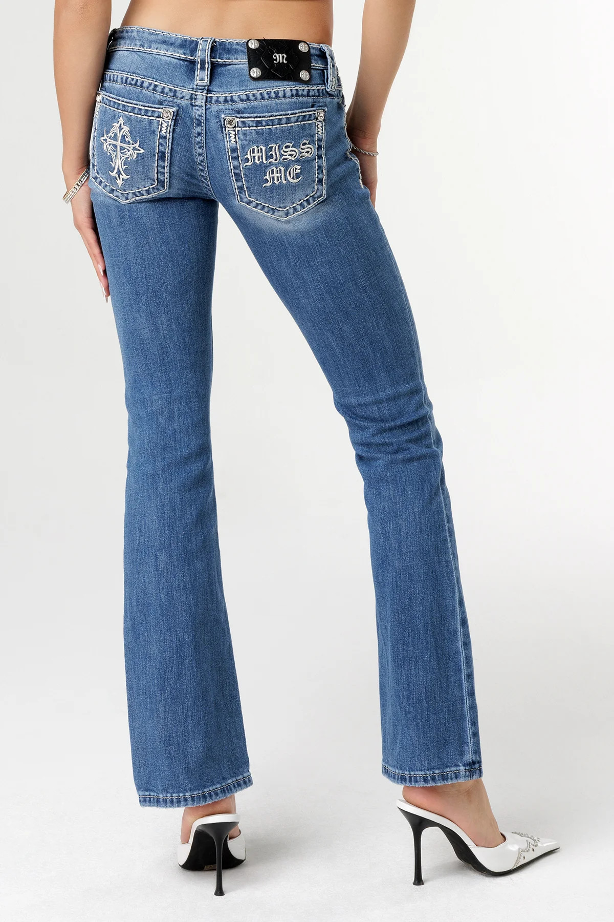 Gothic Pocket Bootcut Jeans | Miss Me