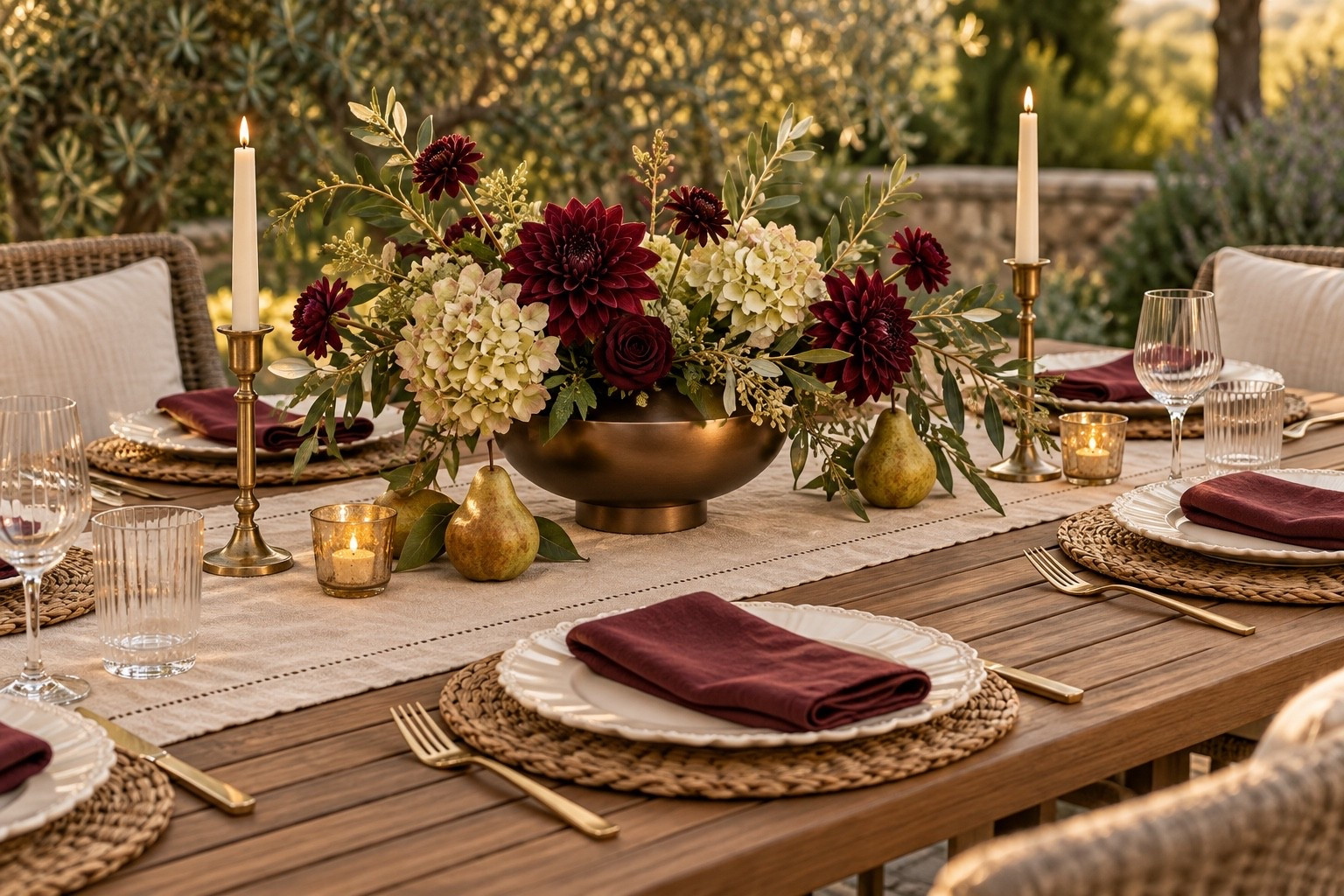 Currently working on my fall tablescape, and this is the look I’m dreaming of. 🤎 🍇

Gorgeous burgundy tones mixed with creams, soft greens, and warm textures. So cozy and inviting! I can’t wait to bring it all together in real life, too. Shop the pieces I’m loving to recreate this look below! 🍂#LTKStyleTip

#LTKHome #LTKSeasonal