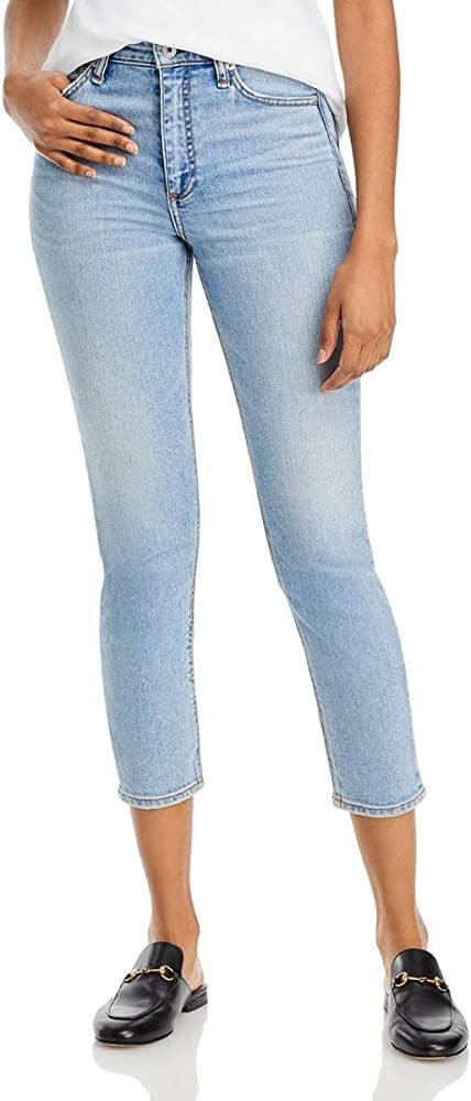 rag & bone Women's Nina High Rise Ankle Cigarette Jeans | Amazon (US)