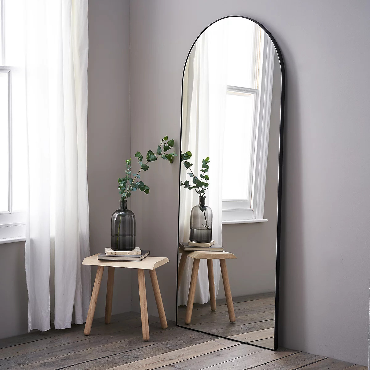Chiltern Fine Metal Full Length Arch Mirror | The White Company (UK)