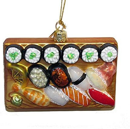 Noble Gems™ Sushi Platter Glass Ornament | Amazon (US)