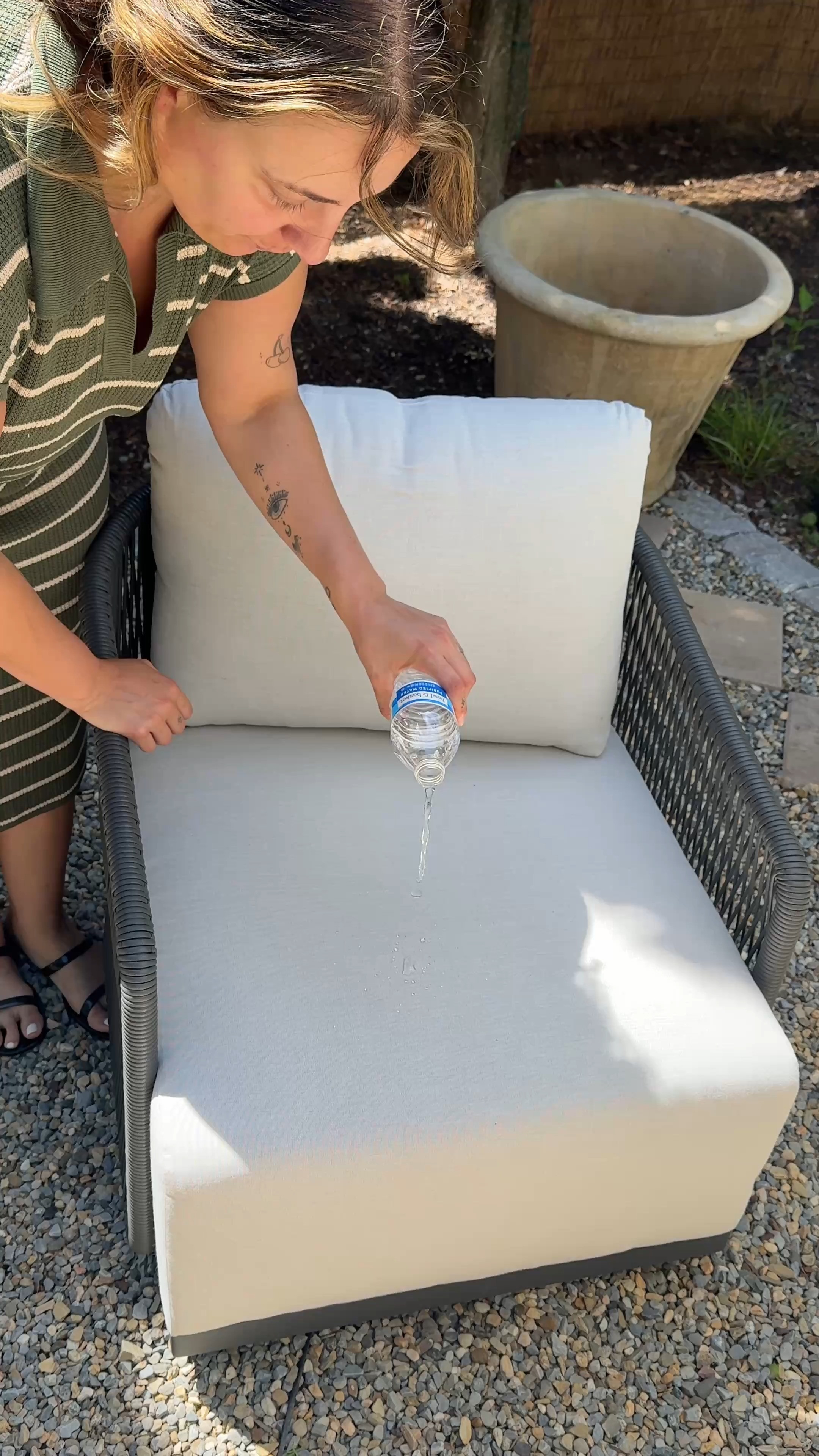 The sleekest chair for the yard! 

 #LTKSeasonal #LTKHome #LTKSaleAlert