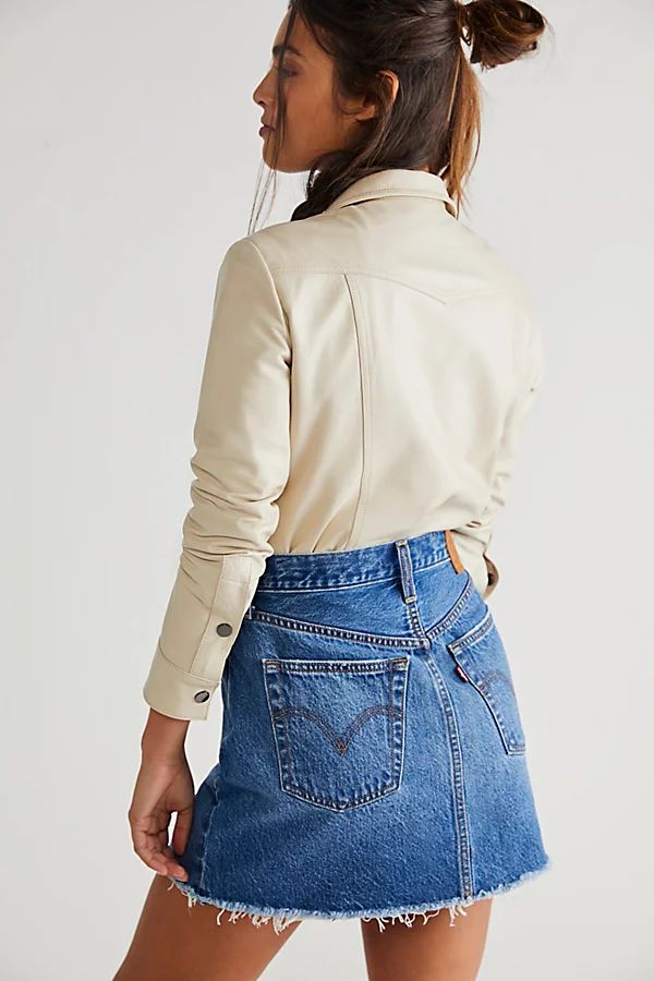 Levi's Ribcage Skirt by Levi's at Free People, Noe Starter, 30 | Free People (Global - UK&FR Excluded)
