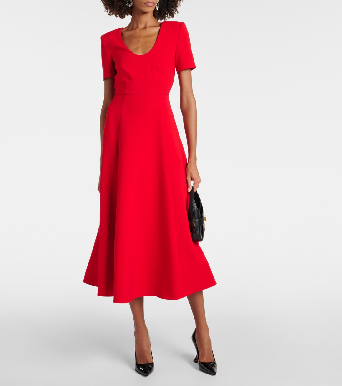 Crêpe midi dress | Mytheresa (UK)