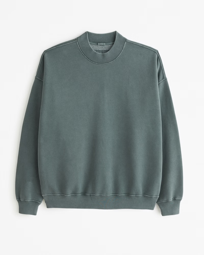 Women's Essential Crew Sweatshirt | Women's | Abercrombie.com | Abercrombie & Fitch (US)