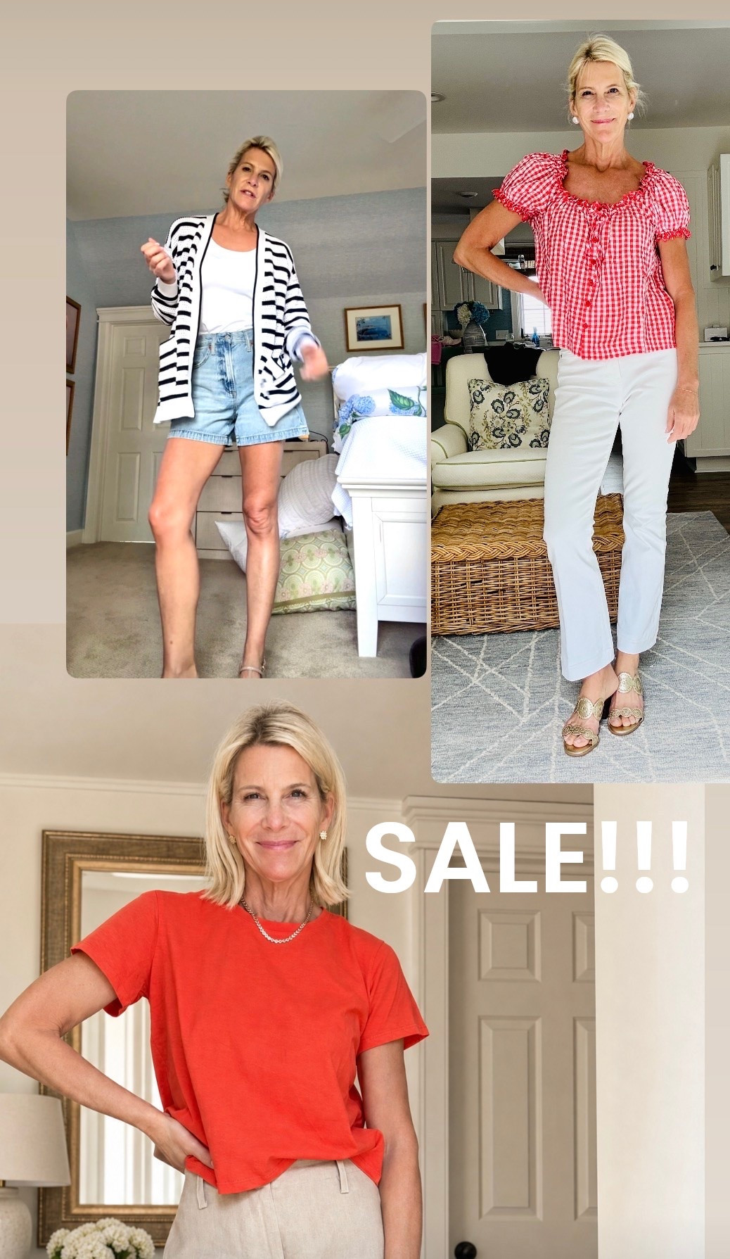 Don’t miss these sale items from Splendid!   Loving the striped cardigan, the darling gingham top and the crowd-pleaser red t-shirt. All so good and 40% off!

#LTKootd #LTKOver40 #LTKSaleAlert