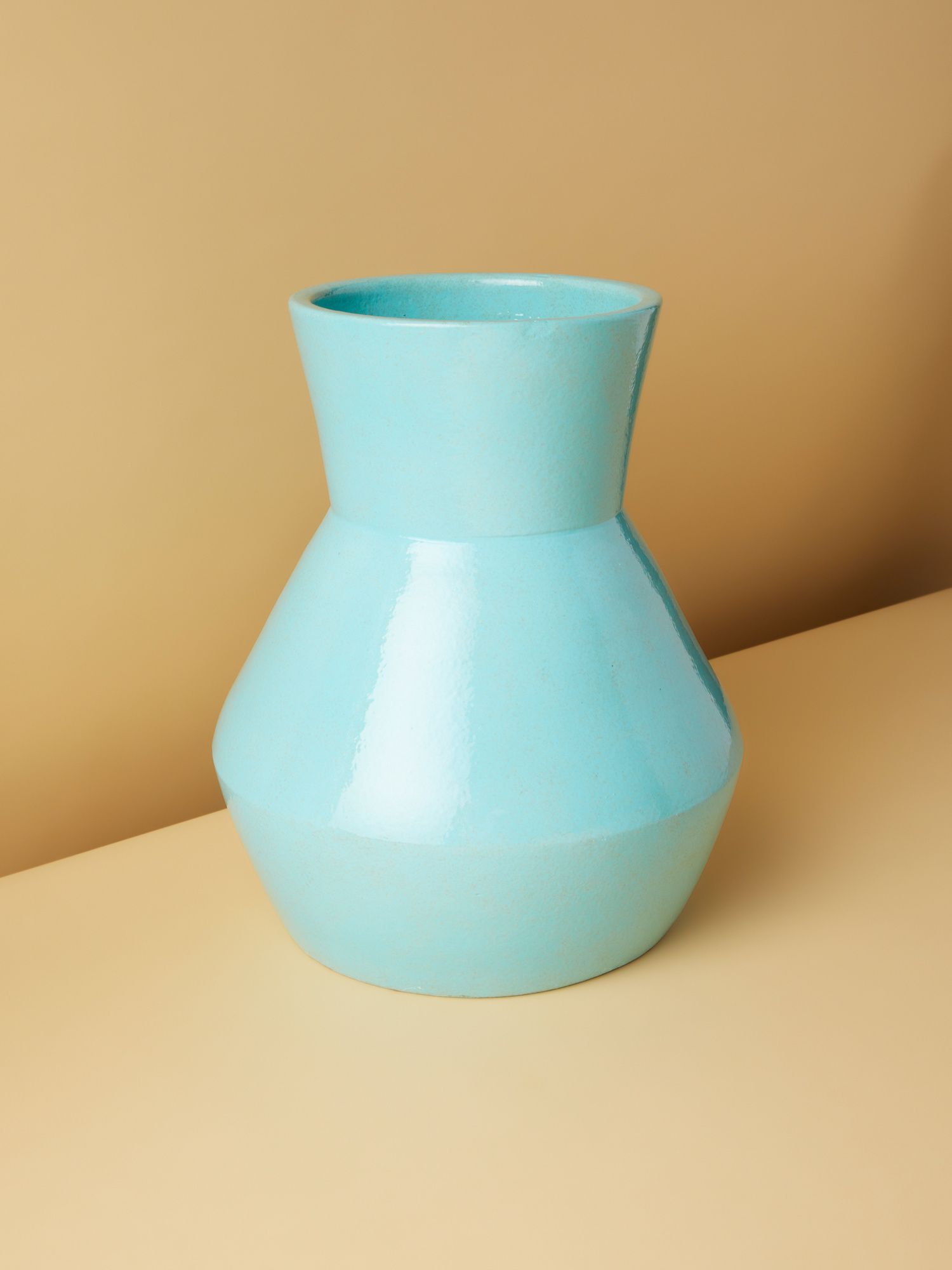 14in Glazed Ceramic Canto Short Decorative Vase | Decorative Objects | HomeGoods | HomeGoods