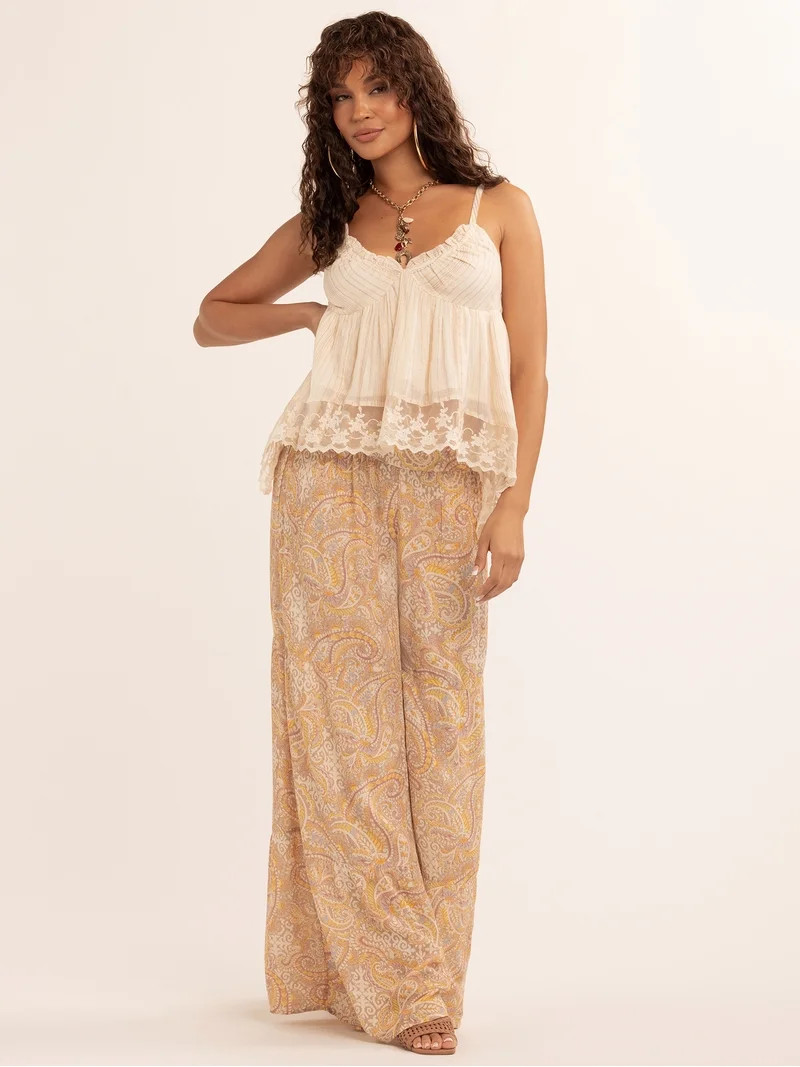 Jessica Simpson Women's Indy Hankerchief Hem Top, Sizes XS-XL - Walmart.com | Walmart (US)